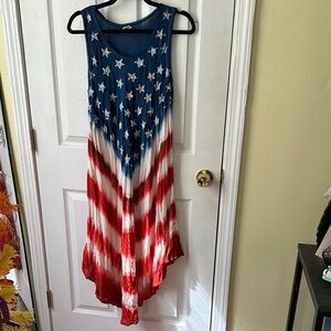 Patriotic Star and Stripe Dress